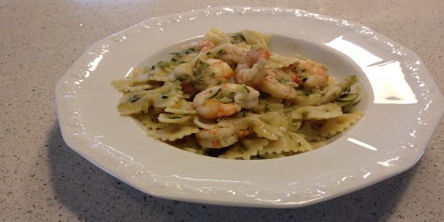 Pasta con Gamberetti e Zucchine